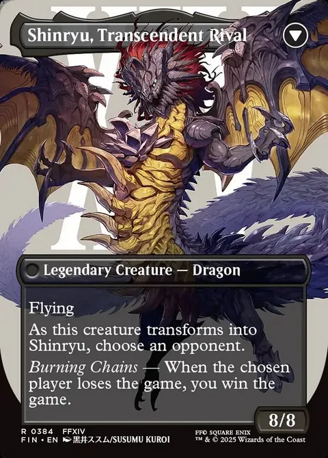 Zenos yae Galvus // Shinryu, Transcendent Rival – 裏面