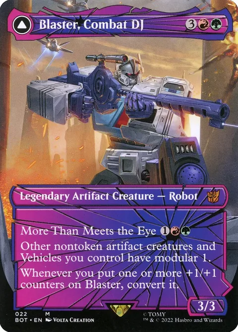 Blaster, Combat DJ // Blaster, Morale Booster – Voorkant