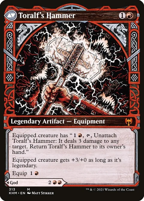 Toralf, God of Fury // Toralf's Hammer – Rückseite