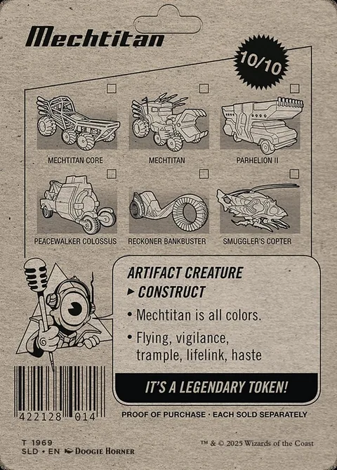 Mechtitan Token (Artifact 10/10) – 裏面