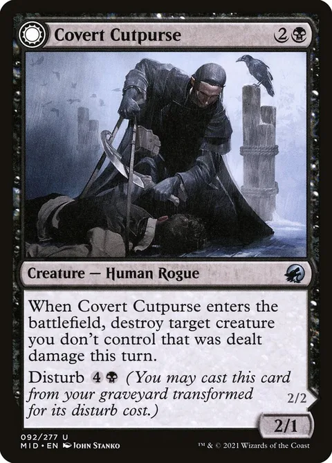 Covert Cutpurse // Covetous Geist – Vorderseite