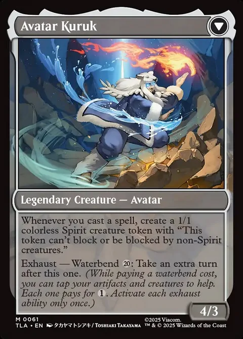 The Legend of Kuruk // Avatar Kuruk – Rückseite
