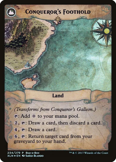 Conqueror's Galleon / Conqueror's Foothold – Rückseite