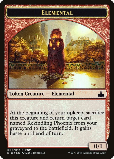 City's Blessing Token / Elemental Token (R 0/1) – Rückseite