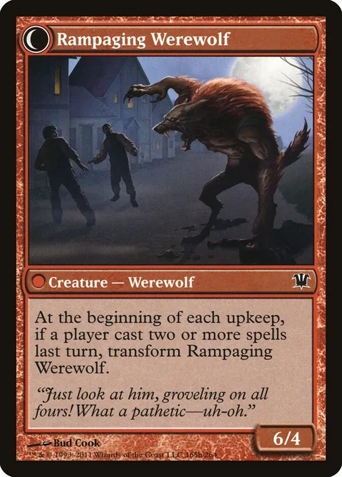 Tormented Pariah / Rampaging Werewolf – Achterkant