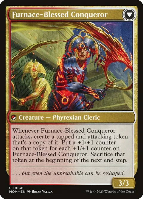 Sun-Blessed Guardian // Furnace-Blessed Conqueror – Rückseite