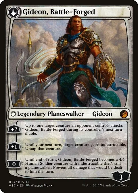 Kytheon, Hero of Akros // Gideon, Battle-Forged – Rückseite