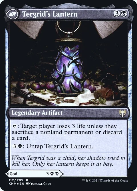 Tergrid, God of Fright // Tergrid's Lantern – Rückseite