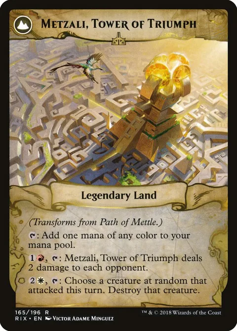 Path of Mettle // Metzali, Tower of Triumph – Rückseite
