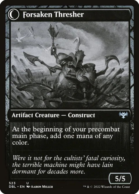 Foreboding Statue // Forsaken Thresher – Rückseite