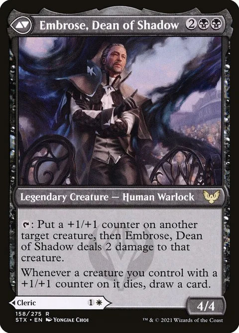 Shaile, Dean of Radiance // Embrose, Dean of Shadow – Rückseite