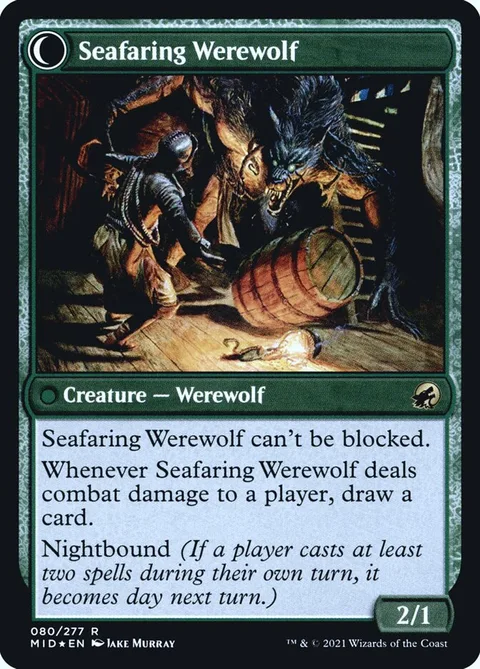 Suspicious Stowaway // Seafaring Werewolf – Rückseite