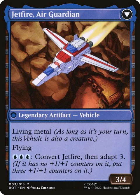 Jetfire, Ingenious Scientist // Jetfire, Air Guardian – Rückseite