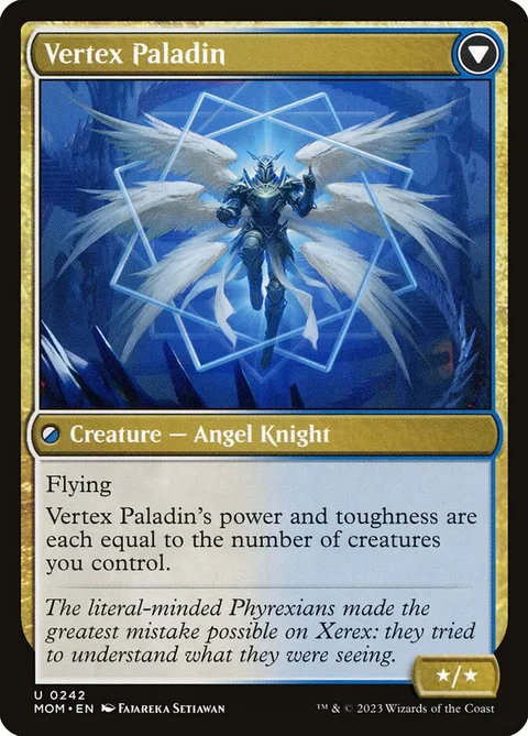 Invasion of Xerex // Vertex Paladin – Rückseite