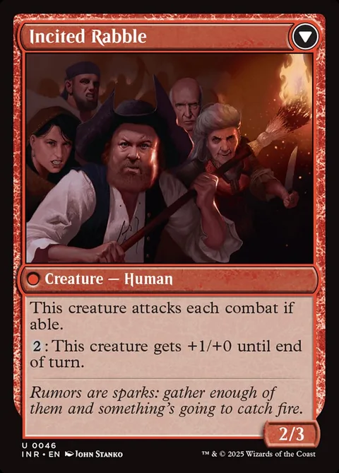 Town Gossipmonger / Incited Rabble – Achterkant