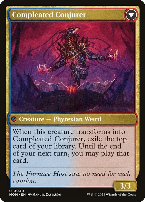 Captive Weird // Compleated Conjurer – 裏面