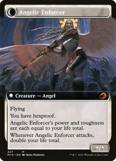 Enduring Angel // Angelic Enforcer – Achterkant