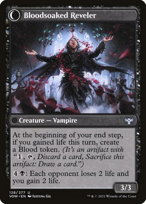 Restless Bloodseeker // Bloodsoaked Reveler – Rückseite