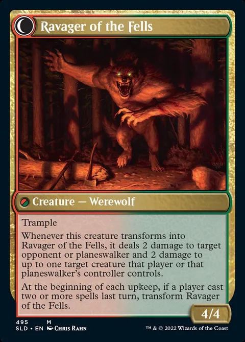 Huntmaster of the Fells / Ravager of the Fells – Rückseite