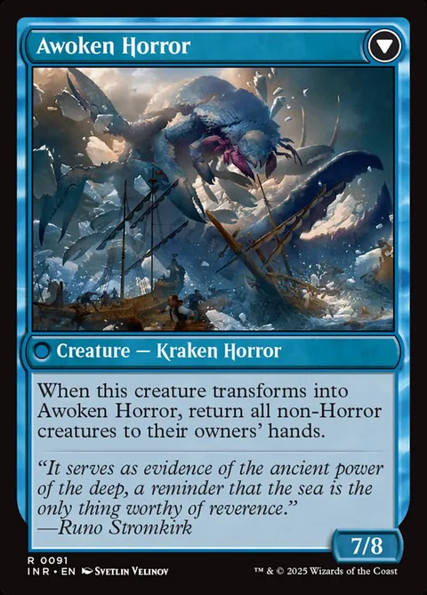 Thing in the Ice / Awoken Horror – Rückseite