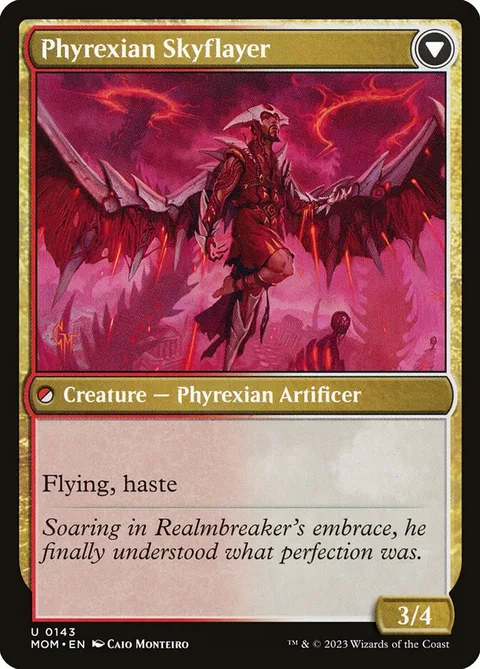 Harried Artisan // Phyrexian Skyflayer – Rückseite
