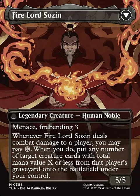 The Rise of Sozin // Fire Lord Sozin – Rückseite