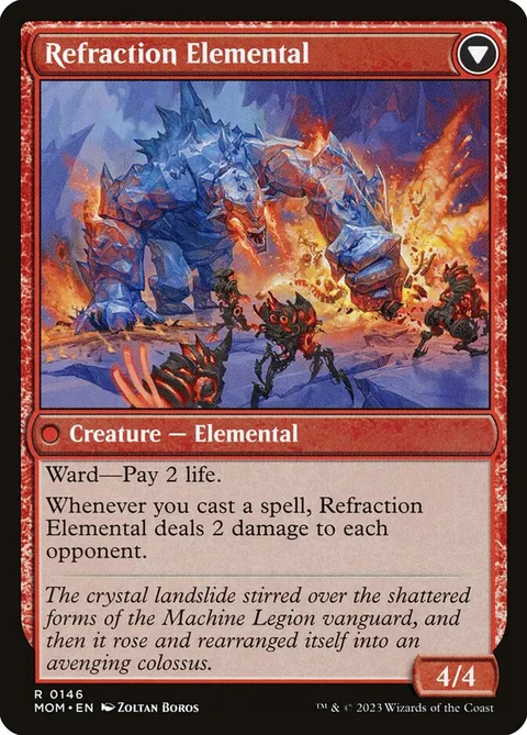 Invasion of Karsus // Refraction Elemental – Rückseite