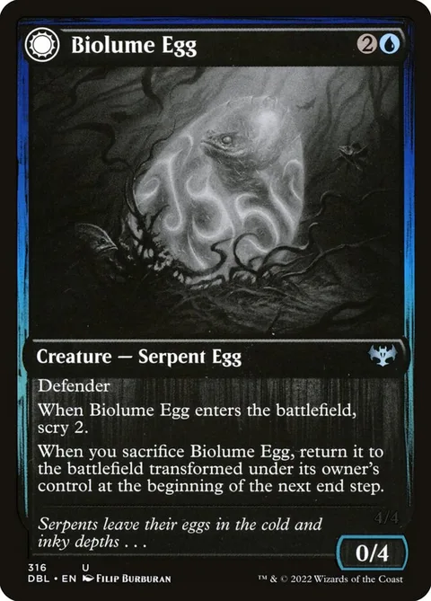 Biolume Egg // Biolume Serpent – Vorderseite