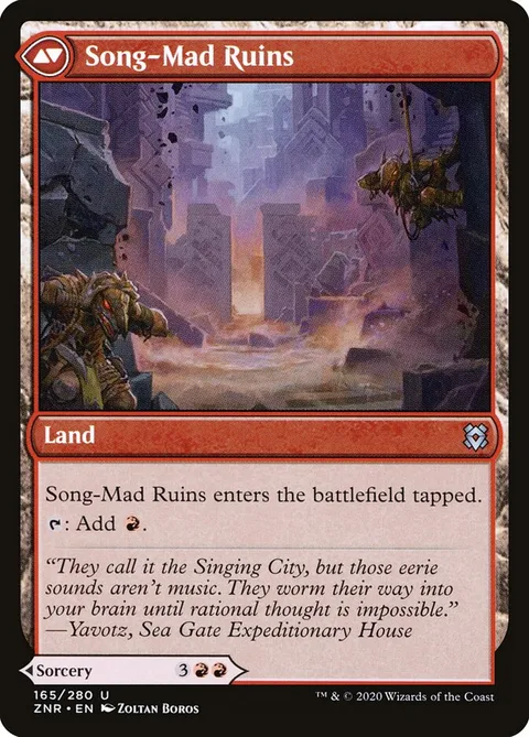 Song-Mad Treachery // Song-Mad Ruins – Rückseite