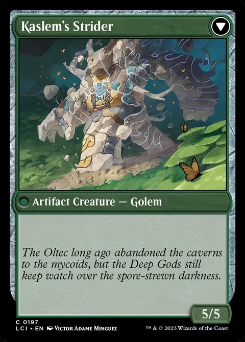 Kaslem's Stonetree // Kaslem's Strider – Rückseite