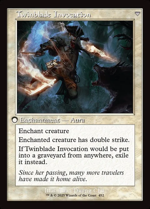 Twinblade Geist // Twinblade Invocation – Rückseite