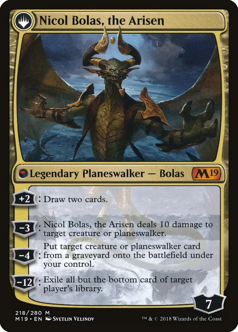 Nicol Bolas, the Ravager // Nicol Bolas, the Arisen – Rückseite