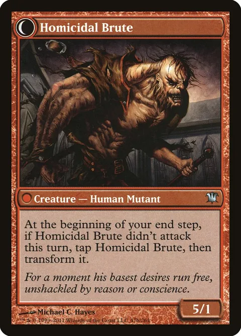 Civilized Scholar / Homicidal Brute – Rückseite