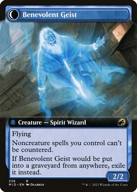 Malevolent Hermit // Benevolent Geist – Rückseite