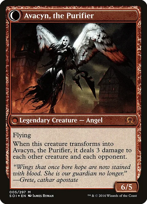 Archangel Avacyn / Avacyn, the Purifier – Rückseite