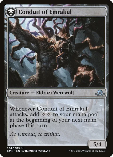 Conduit of Storms / Conduit of Emrakul – Rückseite