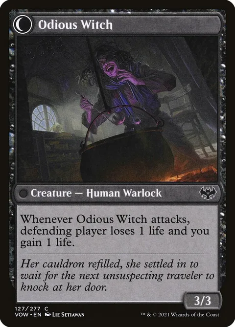 Ragged Recluse // Odious Witch – Rückseite