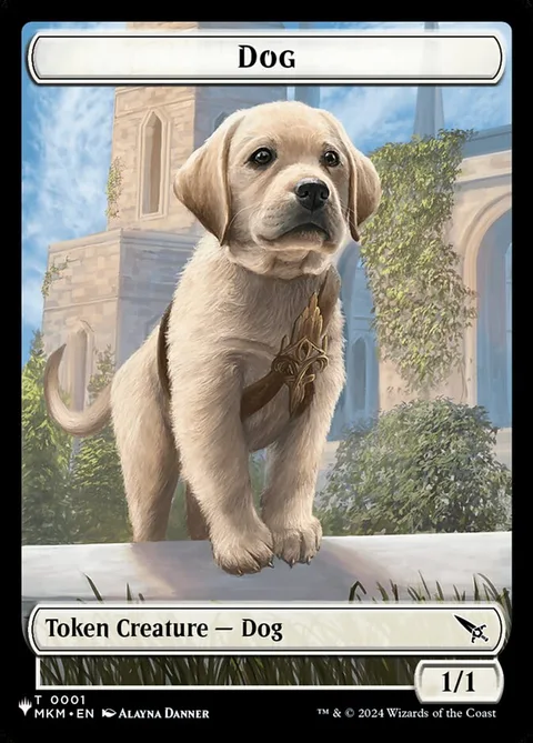 Dog Token (Green 3/1)