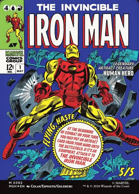 Tony Stark // The Invincible Iron Man – Rückseite