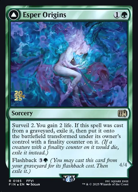 Esper Origins // Summon: Esper Maduin – Voorkant
