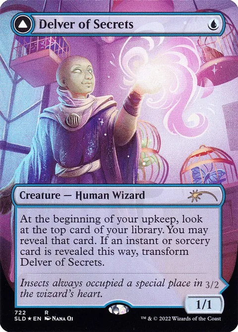 Delver of Secrets / Insectile Aberration