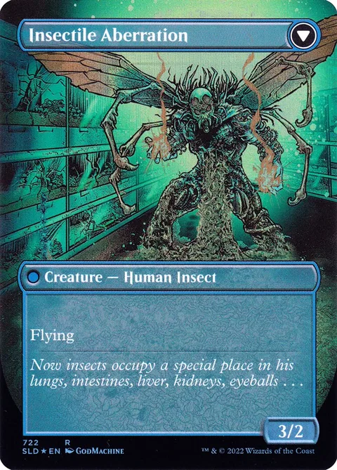 Delver of Secrets / Insectile Aberration – Rückseite