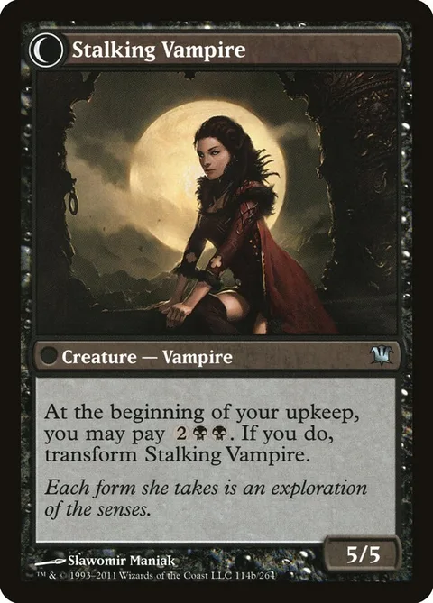 Screeching Bat / Stalking Vampire – Rückseite