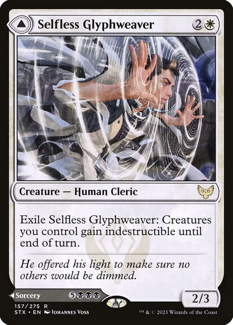 Selfless Glyphweaver // Deadly Vanity – Vorderseite
