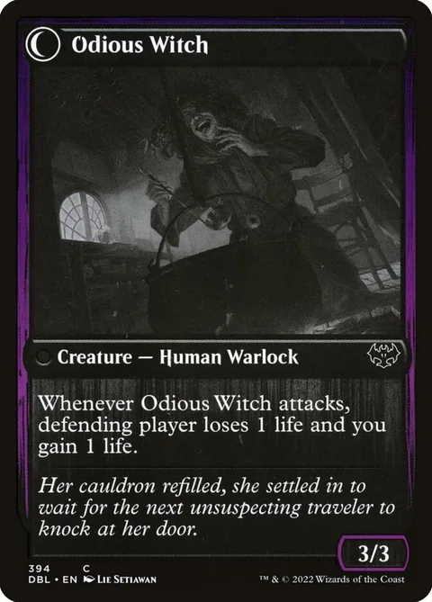 Ragged Recluse // Odious Witch – 裏面