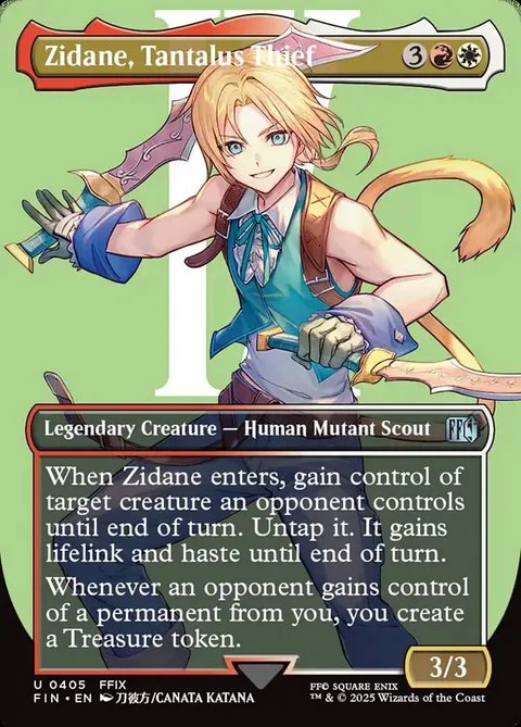 Zidane, Tantalus Thief