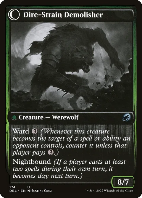 Burly Breaker // Dire-Strain Demolisher – Rückseite