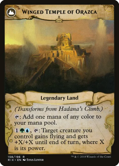 Hadana's Climb // Winged Temple of Orazca – Rückseite