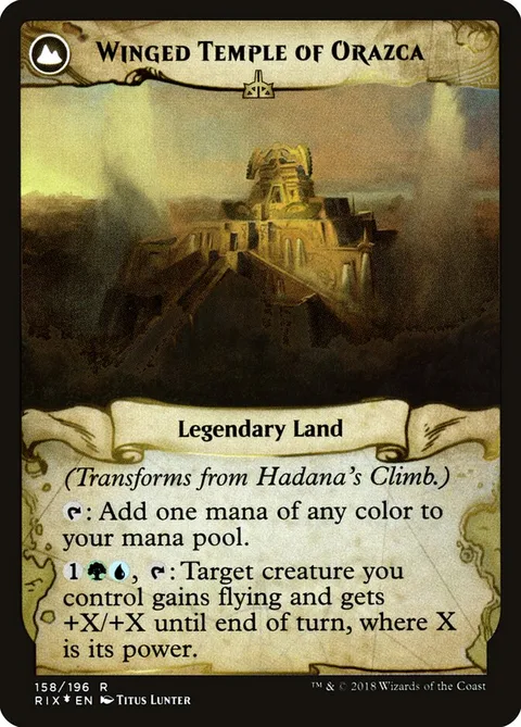 Hadana's Climb // Winged Temple of Orazca – Rückseite