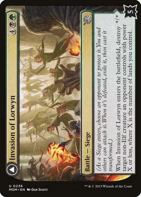 Invasion of Lorwyn // Winnowing Forces – Vorderseite